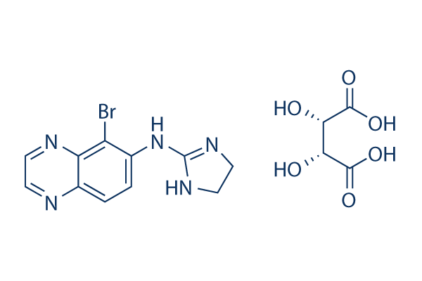 Brimonidine Tartrate化学構造