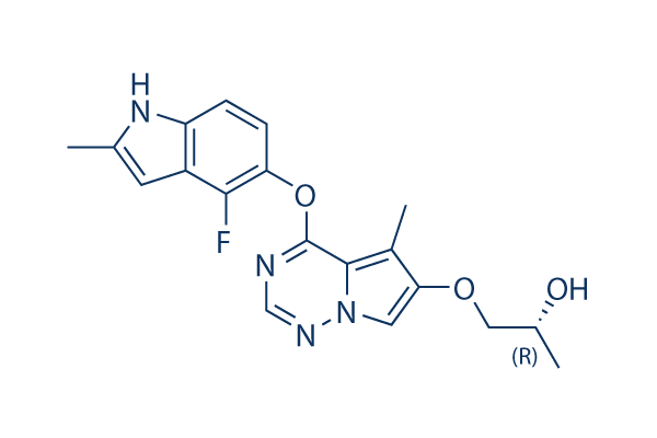 Brivanib (BMS-540215)化学構造