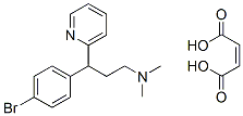 Brompheniramine hydrogen maleate化学構造