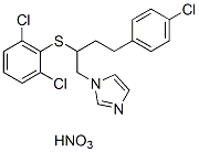 Butoconazole nitrate化学構造