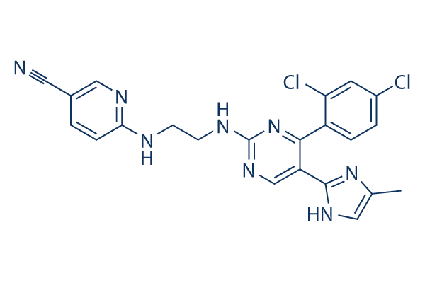 Laduviglusib (CHIR-99021)化学構造