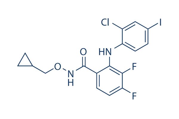 PD184352 (CI-1040)化学構造