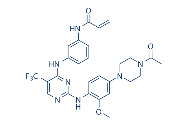 Rociletinib (CO-1686)化学構造
