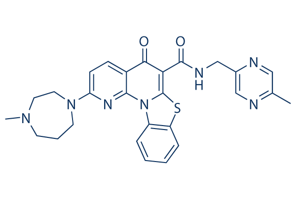 Pidnarulex (CX-5461)化学構造