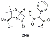 Carbenicillin disodium化学構造