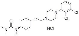Cariprazine hydrochloride化学構造