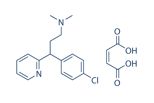 Chlorpheniramine Maleate化学構造
