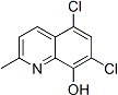 Chlorquinaldol化学構造