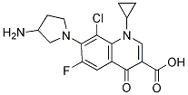 Clinafloxacin化学構造