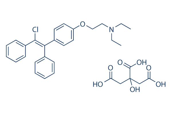 Clomifene citrate 化学構造