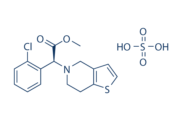 Clopidogrel (SR-25990C) Bisulfate化学構造