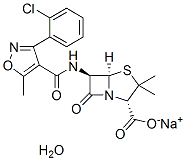 Cloxacillin Sodium化学構造