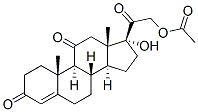 Cortisone acetate 化学構造