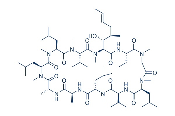 Cyclosporin A化学構造