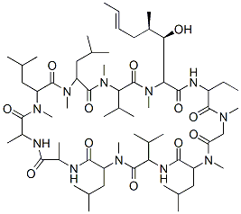 Cyclosporine化学構造