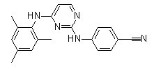 Dapivirine (TMC120)化学構造