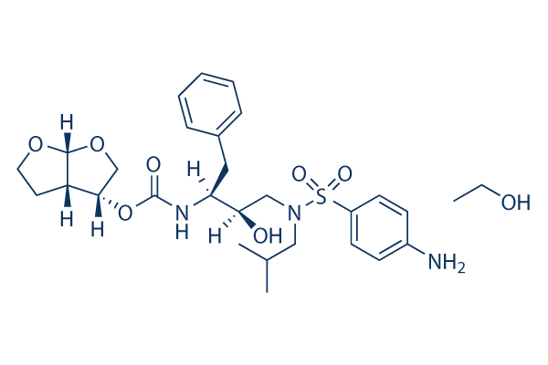 Darunavir Ethanolate化学構造