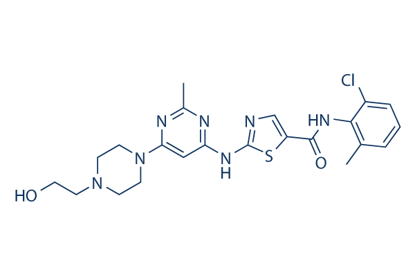 Dasatinib (BMS-354825)化学構造