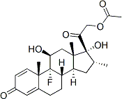 Dexamethasone Acetate化学構造