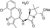 Dicloxacillin Sodium化学構造