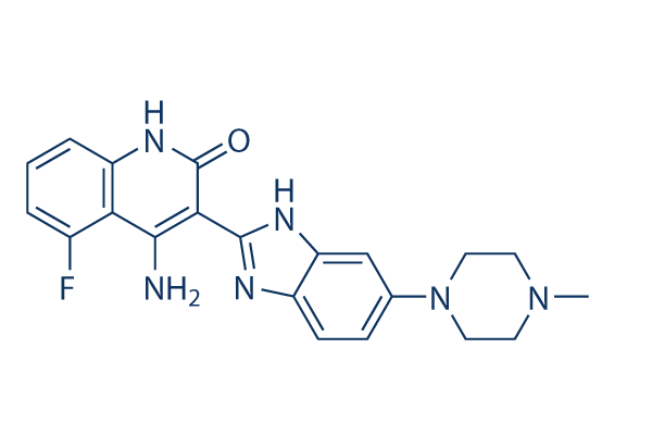 Dovitinib (TKI-258)化学構造