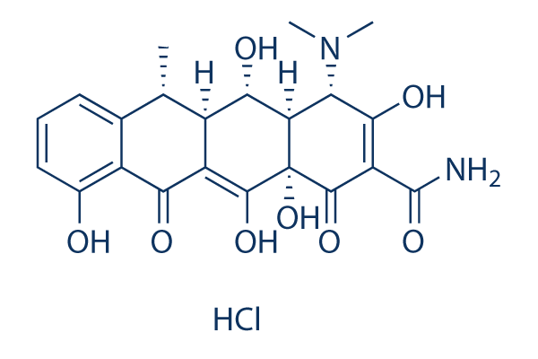 Doxycycline HCl化学構造