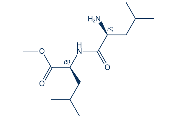 Leucylleucine methyl ester化学構造