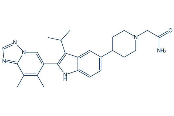 Afimetoran( BMS-986256)化学構造