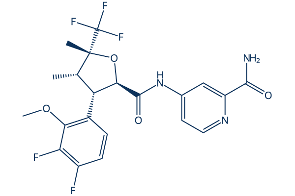 Suzetrigine化学構造