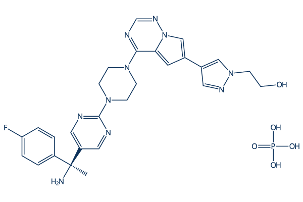 Elenestinib phosphate化学構造