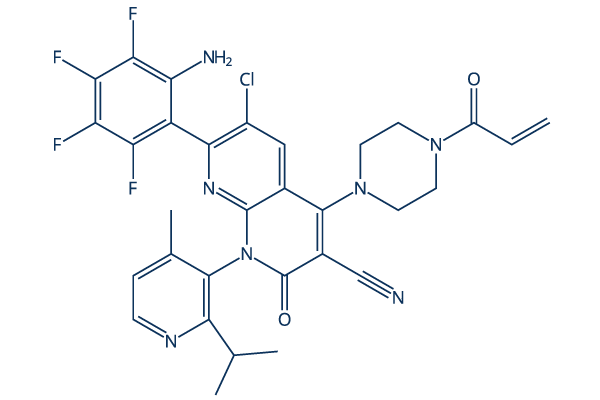 Glecirasib化学構造