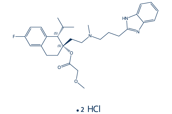 Mibefradil dihydrochloride化学構造
