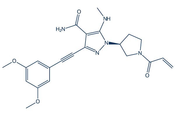 Gunagratinib化学構造