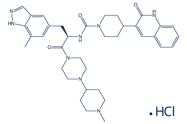 Vazegepant hydrochloride化学構造