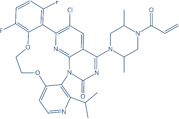 Calderasib (MK-1084)化学構造