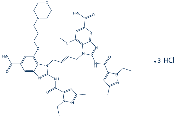 diABZI STING agonist-1 trihydrochloride化学構造