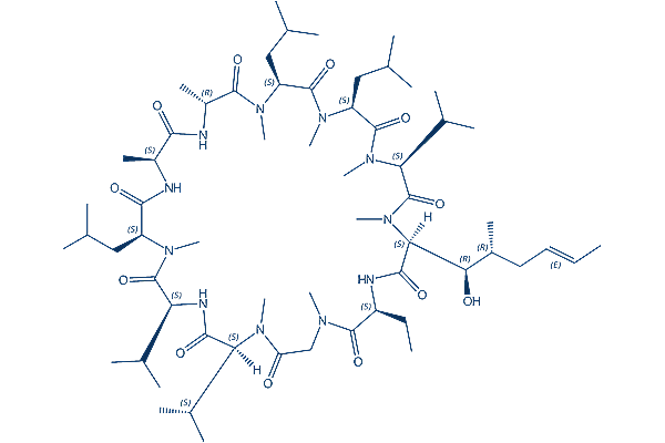 NIM811 ((Melle-4)cyclosporin)化学構造