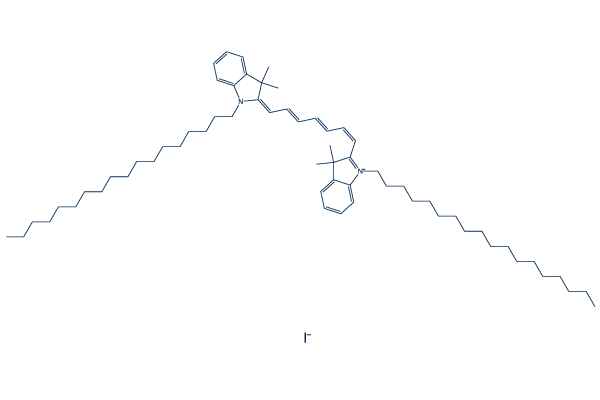 DiR (Cy7 DiC18)化学構造