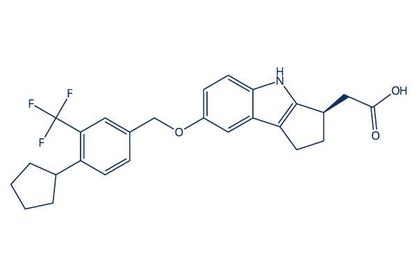 Etrasimod(APD334)化学構造