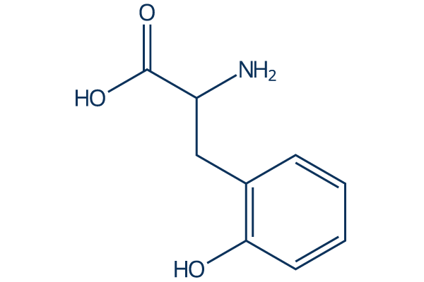 DL-O-Tyrosine化学構造