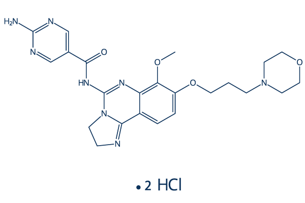 Copanlisib dihydrochloride化学構造