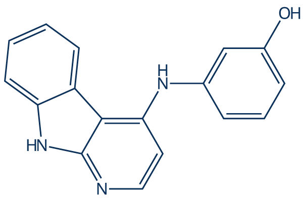 Tilfrinib化学構造
