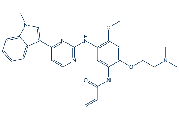 Rezivertinib化学構造