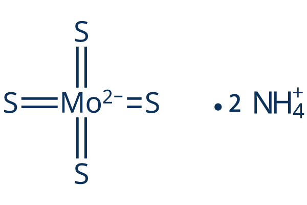 Ammonium tetrathiomolybdate化学構造