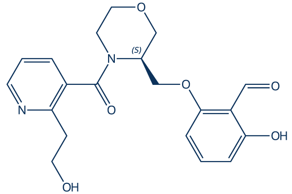Osivelotor化学構造