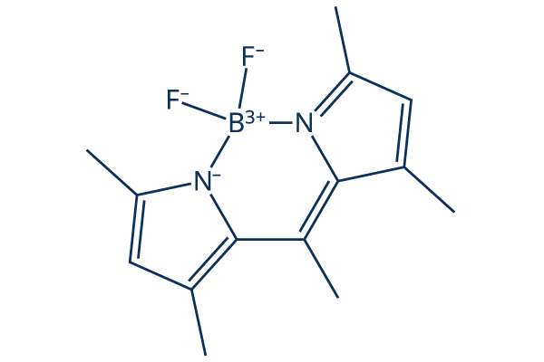 BODIPY 493/503化学構造