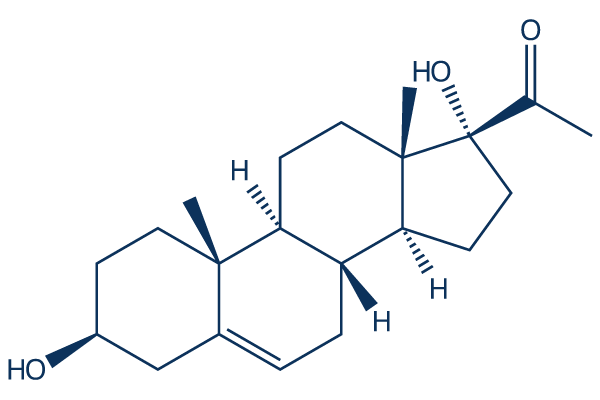 17-OH PREG (17a-Hydroxypregnenolone)化学構造