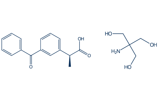 Dexketoprofen trometamol化学構造