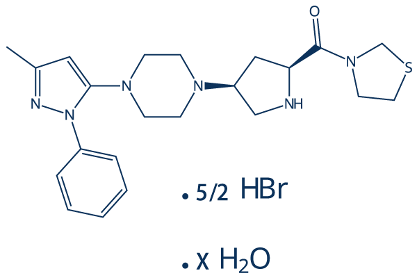 Teneligliptin Hydrobromide Hydrate化学構造