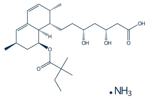 Simvastatin acid (ammonium)化学構造